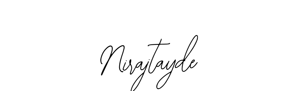 Nirajtayde stylish signature style. Best Handwritten Sign (Bearetta-2O07w) for my name. Handwritten Signature Collection Ideas for my name Nirajtayde. Nirajtayde signature style 12 images and pictures png