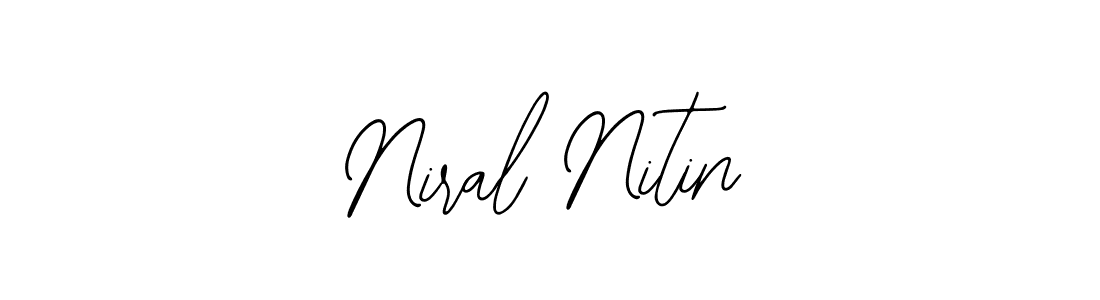 Create a beautiful signature design for name Niral Nitin. With this signature (Bearetta-2O07w) fonts, you can make a handwritten signature for free. Niral Nitin signature style 12 images and pictures png