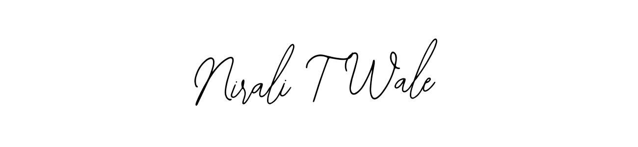 Make a beautiful signature design for name Nirali T Wale. Use this online signature maker to create a handwritten signature for free. Nirali T Wale signature style 12 images and pictures png