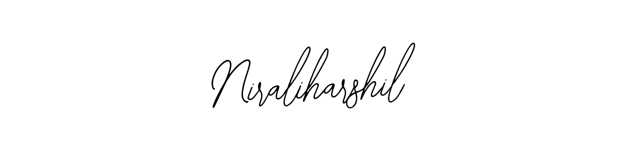 Make a beautiful signature design for name Niraliharshil. With this signature (Bearetta-2O07w) style, you can create a handwritten signature for free. Niraliharshil signature style 12 images and pictures png