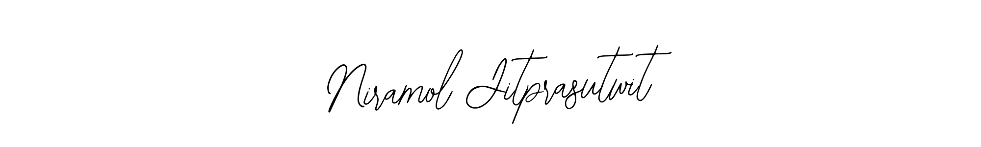 Make a beautiful signature design for name Niramol Jitprasutwit. With this signature (Bearetta-2O07w) style, you can create a handwritten signature for free. Niramol Jitprasutwit signature style 12 images and pictures png