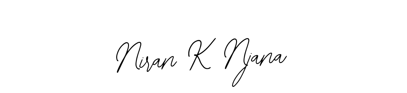 How to make Niran K Njana signature? Bearetta-2O07w is a professional autograph style. Create handwritten signature for Niran K Njana name. Niran K Njana signature style 12 images and pictures png