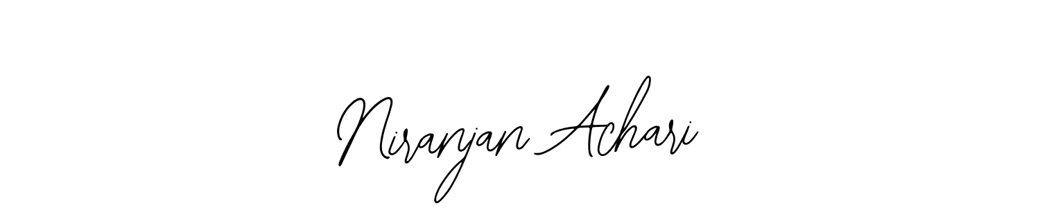 Use a signature maker to create a handwritten signature online. With this signature software, you can design (Bearetta-2O07w) your own signature for name Niranjan Achari. Niranjan Achari signature style 12 images and pictures png