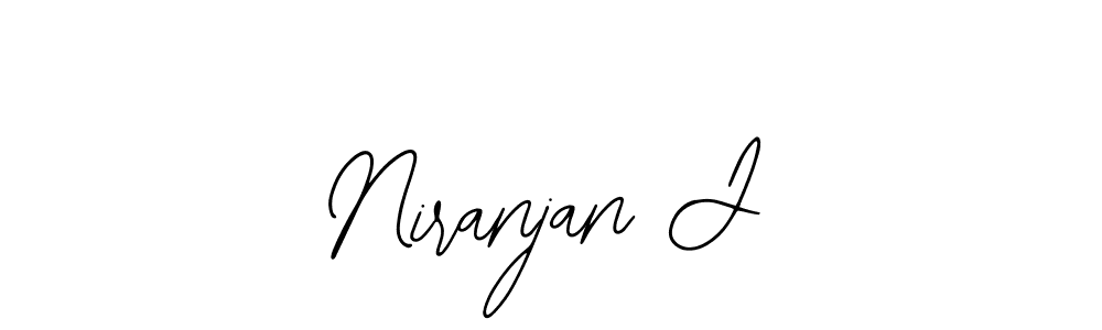 Also we have Niranjan J name is the best signature style. Create professional handwritten signature collection using Bearetta-2O07w autograph style. Niranjan J signature style 12 images and pictures png