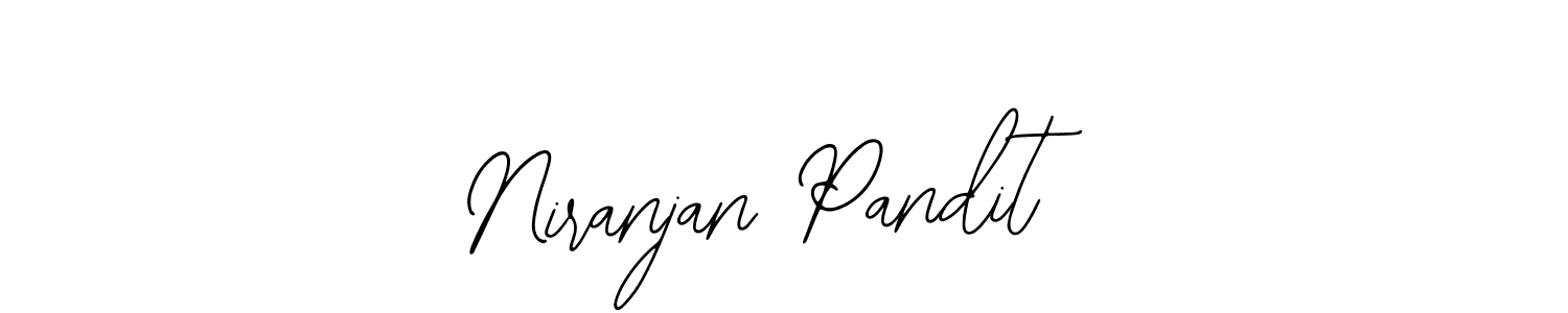 How to make Niranjan Pandit signature? Bearetta-2O07w is a professional autograph style. Create handwritten signature for Niranjan Pandit name. Niranjan Pandit signature style 12 images and pictures png