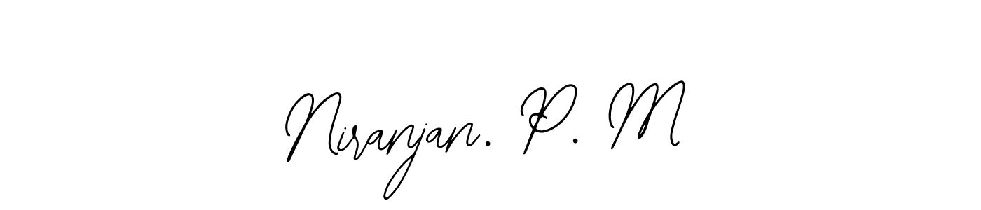 How to Draw Niranjan. P. M signature style? Bearetta-2O07w is a latest design signature styles for name Niranjan. P. M. Niranjan. P. M signature style 12 images and pictures png