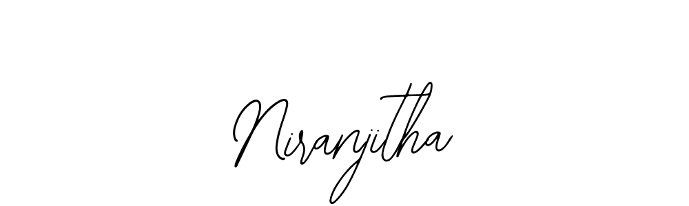 You should practise on your own different ways (Bearetta-2O07w) to write your name (Niranjitha) in signature. don't let someone else do it for you. Niranjitha signature style 12 images and pictures png