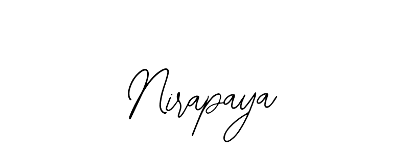 Use a signature maker to create a handwritten signature online. With this signature software, you can design (Bearetta-2O07w) your own signature for name Nirapaya. Nirapaya signature style 12 images and pictures png