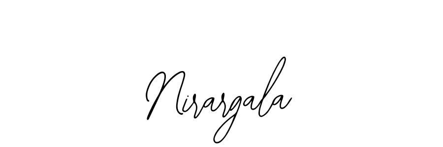 Make a beautiful signature design for name Nirargala. Use this online signature maker to create a handwritten signature for free. Nirargala signature style 12 images and pictures png