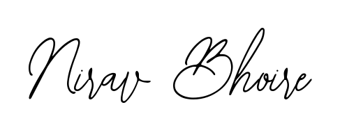 Practice writing Nirav Bhoire with the flow of Bearetta-2O07w lettering. A fantastic source of inspiration for developing your personal signature style. Nirav Bhoire signature style 12 images and pictures png