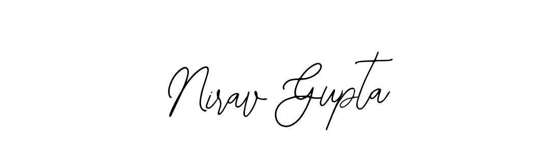 Bearetta-2O07w is a professional signature style that is perfect for those who want to add a touch of class to their signature. It is also a great choice for those who want to make their signature more unique. Get Nirav Gupta name to fancy signature for free. Nirav Gupta signature style 12 images and pictures png