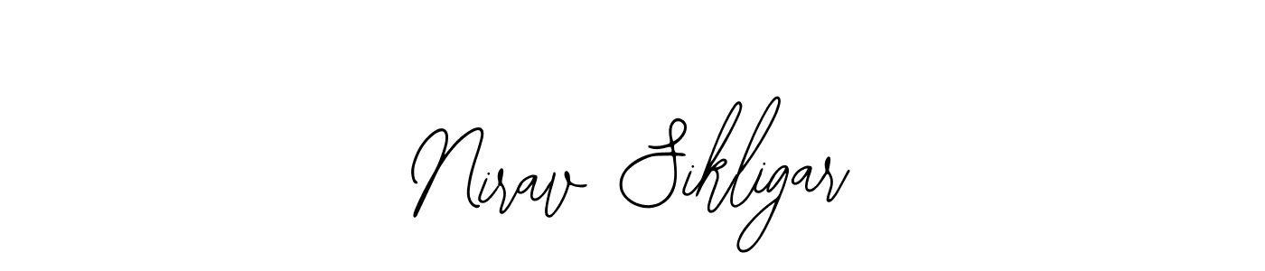 if you are searching for the best signature style for your name Nirav Sikligar. so please give up your signature search. here we have designed multiple signature styles  using Bearetta-2O07w. Nirav Sikligar signature style 12 images and pictures png