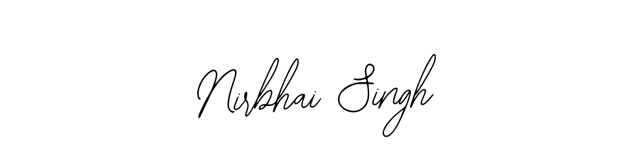 Also we have Nirbhai Singh name is the best signature style. Create professional handwritten signature collection using Bearetta-2O07w autograph style. Nirbhai Singh signature style 12 images and pictures png