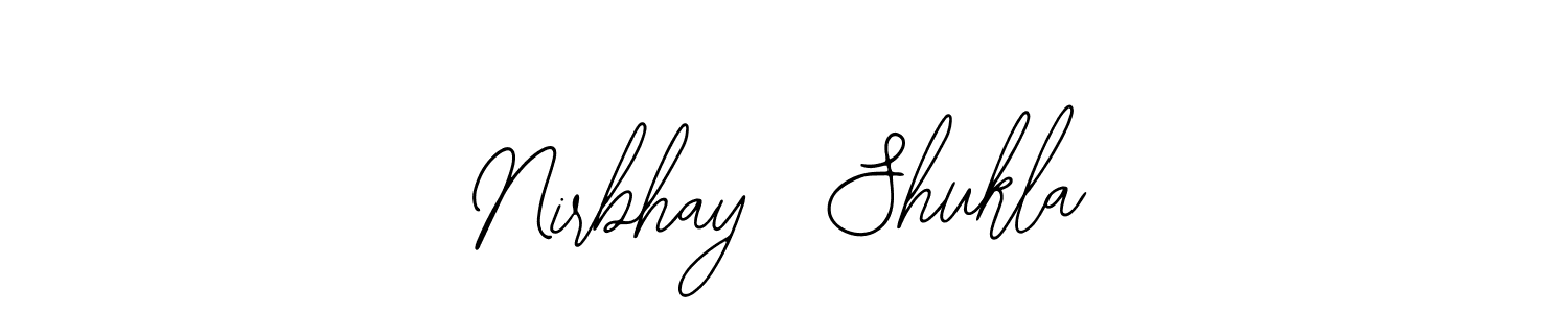 How to Draw Nirbhay  Shukla signature style? Bearetta-2O07w is a latest design signature styles for name Nirbhay  Shukla. Nirbhay  Shukla signature style 12 images and pictures png