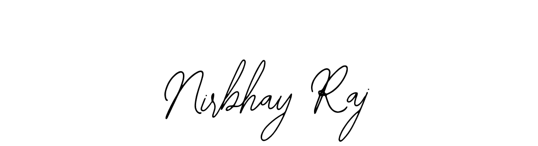 You can use this online signature creator to create a handwritten signature for the name Nirbhay Raj. This is the best online autograph maker. Nirbhay Raj signature style 12 images and pictures png