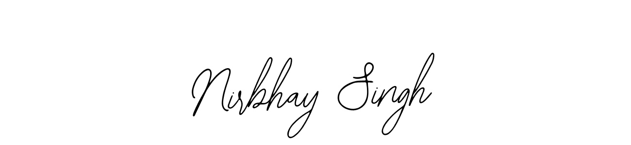 You can use this online signature creator to create a handwritten signature for the name Nirbhay Singh. This is the best online autograph maker. Nirbhay Singh signature style 12 images and pictures png