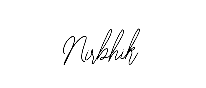 Best and Professional Signature Style for Nirbhik. Bearetta-2O07w Best Signature Style Collection. Nirbhik signature style 12 images and pictures png