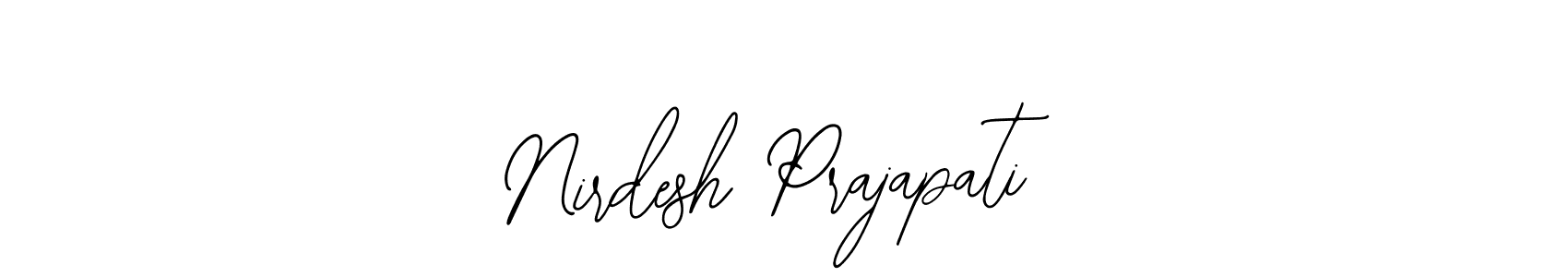 Also You can easily find your signature by using the search form. We will create Nirdesh Prajapati name handwritten signature images for you free of cost using Bearetta-2O07w sign style. Nirdesh Prajapati signature style 12 images and pictures png