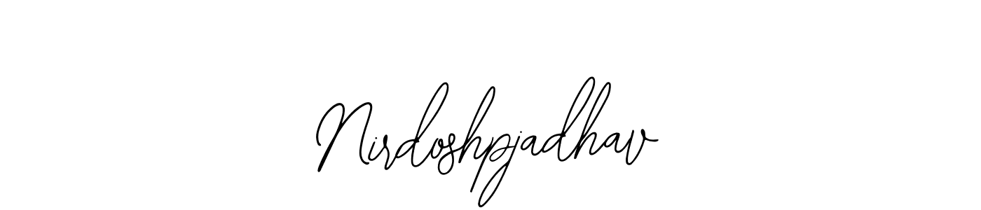 Make a beautiful signature design for name Nirdoshpjadhav. Use this online signature maker to create a handwritten signature for free. Nirdoshpjadhav signature style 12 images and pictures png
