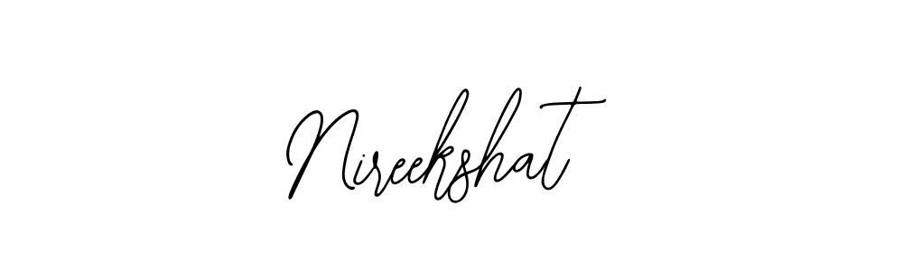 Make a beautiful signature design for name Nireekshat. With this signature (Bearetta-2O07w) style, you can create a handwritten signature for free. Nireekshat signature style 12 images and pictures png