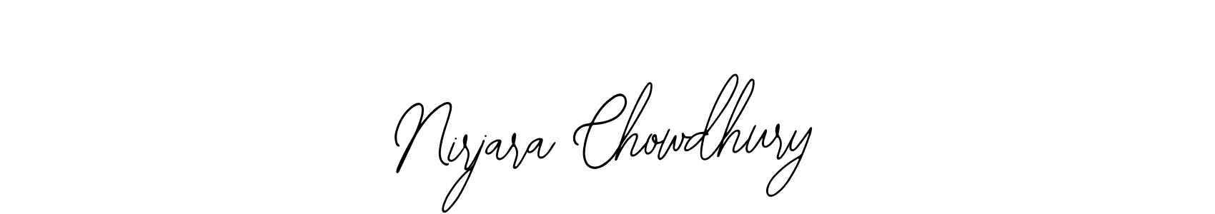 Nirjara Chowdhury stylish signature style. Best Handwritten Sign (Bearetta-2O07w) for my name. Handwritten Signature Collection Ideas for my name Nirjara Chowdhury. Nirjara Chowdhury signature style 12 images and pictures png