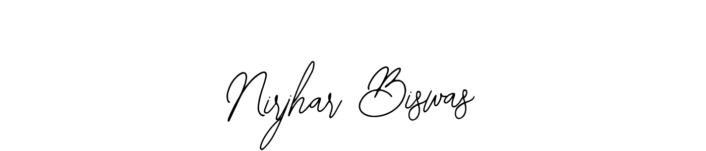 This is the best signature style for the Nirjhar Biswas name. Also you like these signature font (Bearetta-2O07w). Mix name signature. Nirjhar Biswas signature style 12 images and pictures png