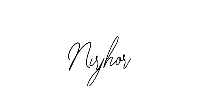 Also we have Nirjhor name is the best signature style. Create professional handwritten signature collection using Bearetta-2O07w autograph style. Nirjhor signature style 12 images and pictures png