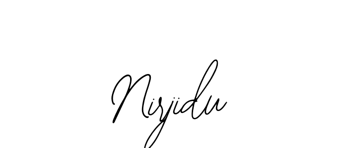Nirjidu stylish signature style. Best Handwritten Sign (Bearetta-2O07w) for my name. Handwritten Signature Collection Ideas for my name Nirjidu. Nirjidu signature style 12 images and pictures png
