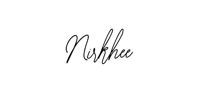 if you are searching for the best signature style for your name Nirkhee. so please give up your signature search. here we have designed multiple signature styles  using Bearetta-2O07w. Nirkhee signature style 12 images and pictures png