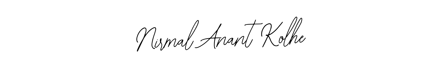 This is the best signature style for the Nirmal Anant Kolhe name. Also you like these signature font (Bearetta-2O07w). Mix name signature. Nirmal Anant Kolhe signature style 12 images and pictures png