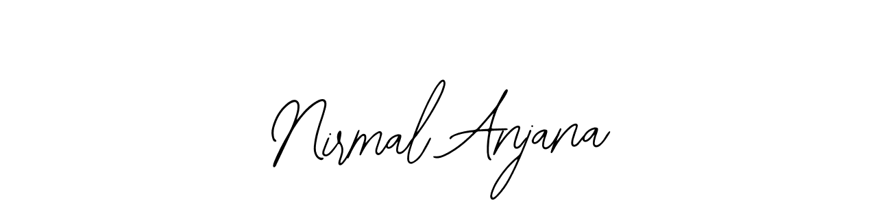 Also we have Nirmal Anjana name is the best signature style. Create professional handwritten signature collection using Bearetta-2O07w autograph style. Nirmal Anjana signature style 12 images and pictures png