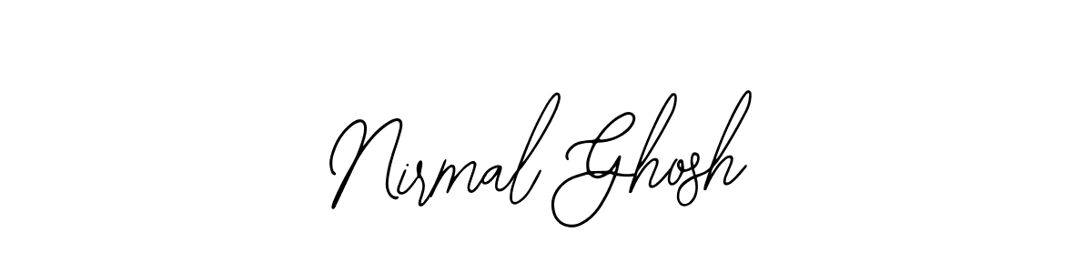 How to make Nirmal Ghosh name signature. Use Bearetta-2O07w style for creating short signs online. This is the latest handwritten sign. Nirmal Ghosh signature style 12 images and pictures png