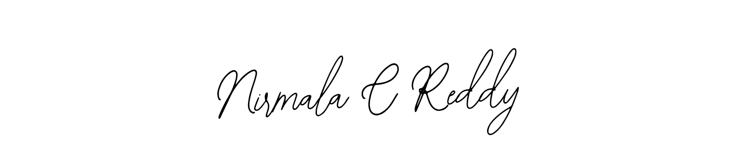 Create a beautiful signature design for name Nirmala C Reddy. With this signature (Bearetta-2O07w) fonts, you can make a handwritten signature for free. Nirmala C Reddy signature style 12 images and pictures png