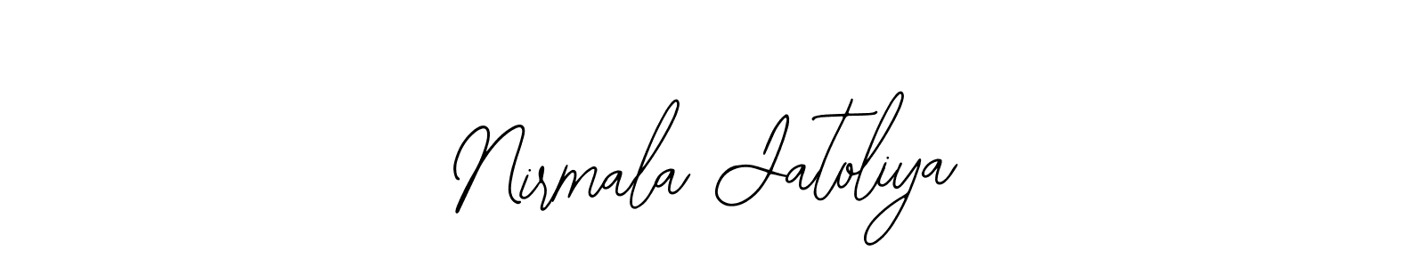 Make a beautiful signature design for name Nirmala Jatoliya. With this signature (Bearetta-2O07w) style, you can create a handwritten signature for free. Nirmala Jatoliya signature style 12 images and pictures png