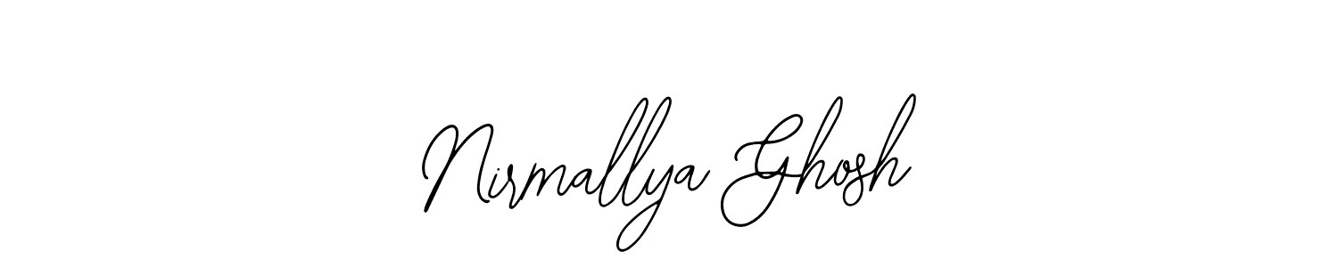 Create a beautiful signature design for name Nirmallya Ghosh. With this signature (Bearetta-2O07w) fonts, you can make a handwritten signature for free. Nirmallya Ghosh signature style 12 images and pictures png