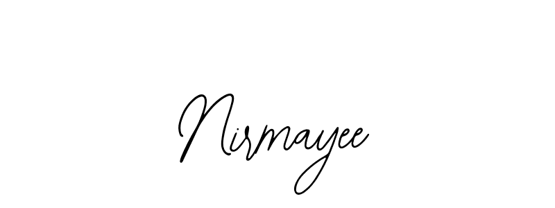 You should practise on your own different ways (Bearetta-2O07w) to write your name (Nirmayee) in signature. don't let someone else do it for you. Nirmayee signature style 12 images and pictures png