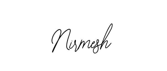 How to make Nirmesh signature? Bearetta-2O07w is a professional autograph style. Create handwritten signature for Nirmesh name. Nirmesh signature style 12 images and pictures png