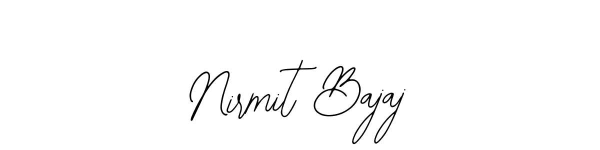 How to Draw Nirmit Bajaj signature style? Bearetta-2O07w is a latest design signature styles for name Nirmit Bajaj. Nirmit Bajaj signature style 12 images and pictures png