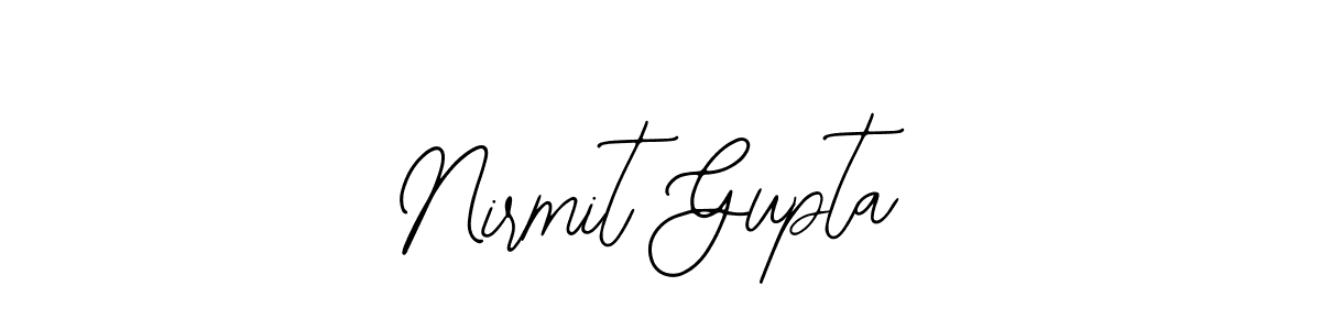 Bearetta-2O07w is a professional signature style that is perfect for those who want to add a touch of class to their signature. It is also a great choice for those who want to make their signature more unique. Get Nirmit Gupta name to fancy signature for free. Nirmit Gupta signature style 12 images and pictures png