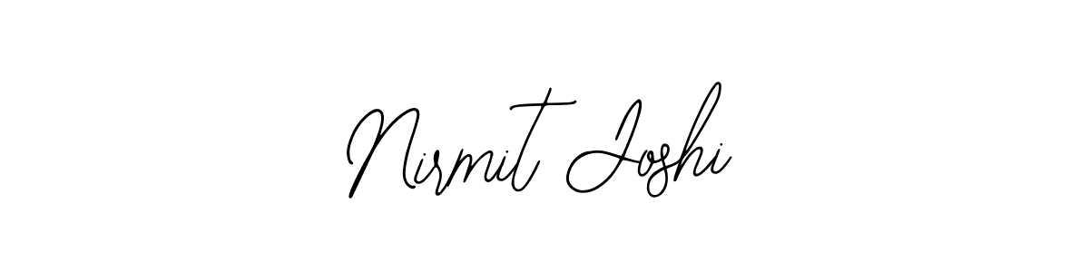 Also You can easily find your signature by using the search form. We will create Nirmit Joshi name handwritten signature images for you free of cost using Bearetta-2O07w sign style. Nirmit Joshi signature style 12 images and pictures png
