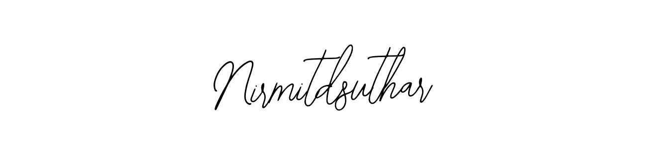 How to Draw Nirmitdsuthar signature style? Bearetta-2O07w is a latest design signature styles for name Nirmitdsuthar. Nirmitdsuthar signature style 12 images and pictures png