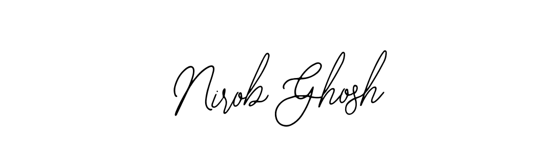 The best way (Bearetta-2O07w) to make a short signature is to pick only two or three words in your name. The name Nirob Ghosh include a total of six letters. For converting this name. Nirob Ghosh signature style 12 images and pictures png