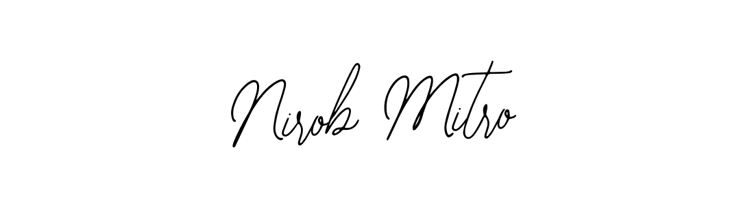 Use a signature maker to create a handwritten signature online. With this signature software, you can design (Bearetta-2O07w) your own signature for name Nirob Mitro. Nirob Mitro signature style 12 images and pictures png