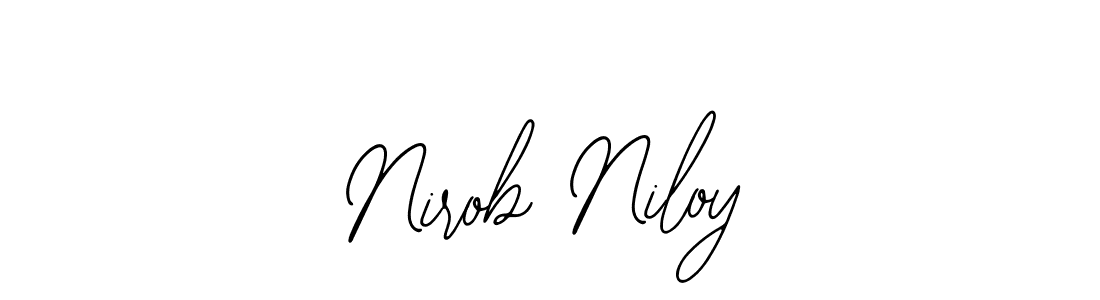 How to make Nirob Niloy signature? Bearetta-2O07w is a professional autograph style. Create handwritten signature for Nirob Niloy name. Nirob Niloy signature style 12 images and pictures png