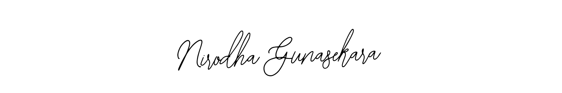 Use a signature maker to create a handwritten signature online. With this signature software, you can design (Bearetta-2O07w) your own signature for name Nirodha Gunasekara. Nirodha Gunasekara signature style 12 images and pictures png