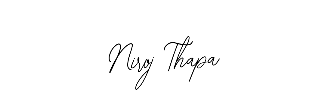 Make a beautiful signature design for name Niroj Thapa. Use this online signature maker to create a handwritten signature for free. Niroj Thapa signature style 12 images and pictures png