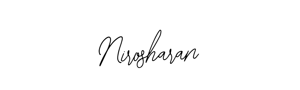 How to Draw Nirosharan signature style? Bearetta-2O07w is a latest design signature styles for name Nirosharan. Nirosharan signature style 12 images and pictures png