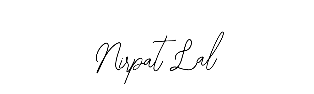 How to make Nirpat Lal name signature. Use Bearetta-2O07w style for creating short signs online. This is the latest handwritten sign. Nirpat Lal signature style 12 images and pictures png
