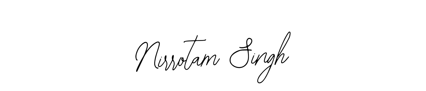 Design your own signature with our free online signature maker. With this signature software, you can create a handwritten (Bearetta-2O07w) signature for name Nirrotam Singh. Nirrotam Singh signature style 12 images and pictures png