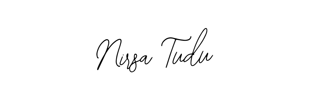 Similarly Bearetta-2O07w is the best handwritten signature design. Signature creator online .You can use it as an online autograph creator for name Nirsa Tudu. Nirsa Tudu signature style 12 images and pictures png